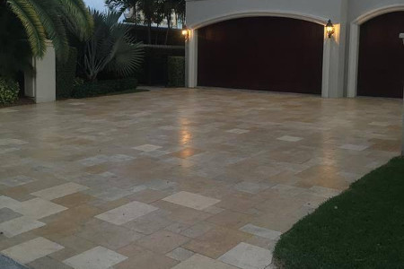 Paver sealing project fort lauderdale