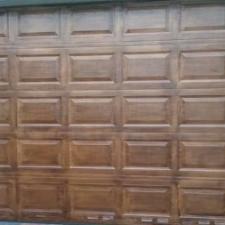 Faux Finish On Garage Door In Weston, FL