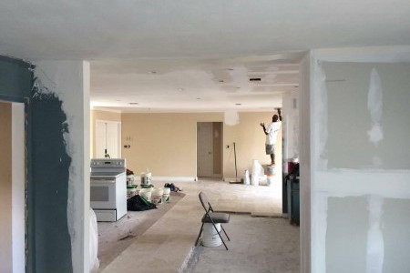 Interior repaint condo hollywood florida