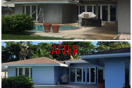 Residential exterior painting fort lauderdale