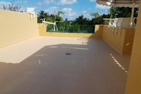 Rooftop patio waterproofing victoria park fort lauderdale florida